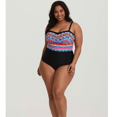 torrid captain marvel swimsuit