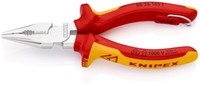 Knipex 08 26 145 T Bk Spitz-Kombizange Isoliert Mit Mehrkomponenten-HüLlen, VDE-