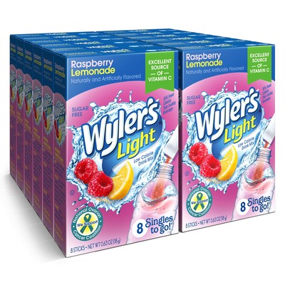 Singles To Go Powder Packets, Water Drink Mix, Raspberry Lemonade, 96 Single ...
