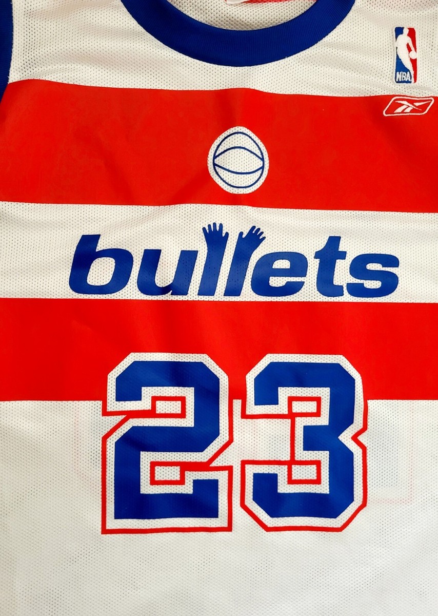 Reebok - 希少！！NBA☆Washington bullets☆ジョーダン 23 NBA Washington Bullets Basketball Reebok Jersey #23 Michael Jordan