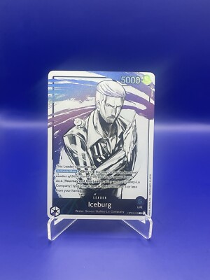 Proxy! One Piece Pillars of Strength Iceburg Alt Art OP03-058 Near Mint english
