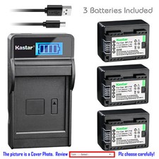 Kastar Battery LCD Charger for Canon BP-718 CG-700  Canon LEGRIA HF M68 Camera