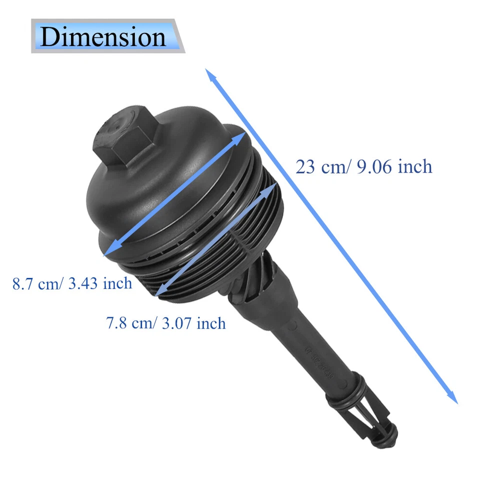 Engine Oil Filter Housing Cover Cap A2701800438 For Mercedes-Benz B250 2013-2019 Foto 3 de 4