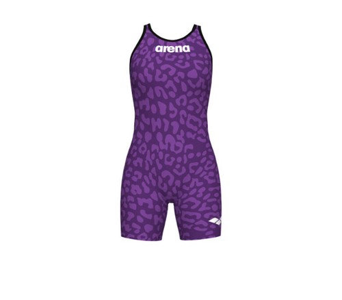 Arena Carbon Air2 FBSLO Leopard Special Edition Womens Performance Swimsuit - Picture 3 of 27