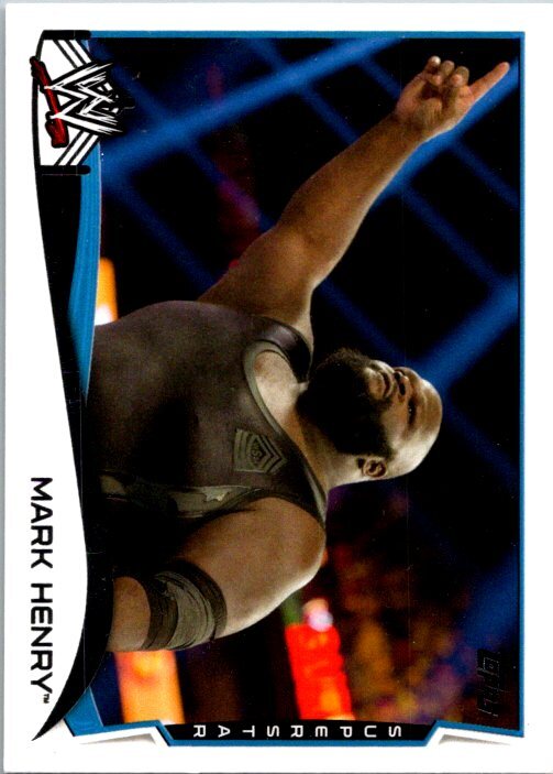 2014 Topps WWE #81 Mark Henry Silver