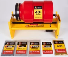 40 lb Rock Tumbler w Grit Kit MJR TUMBLERS AWARDED BEST HIGH END TUMBLER of 2023