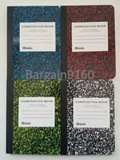 2 Mini Marble Composition Book Set Note Pad College-Ruled Paper 4-1/2"x3-1/4"