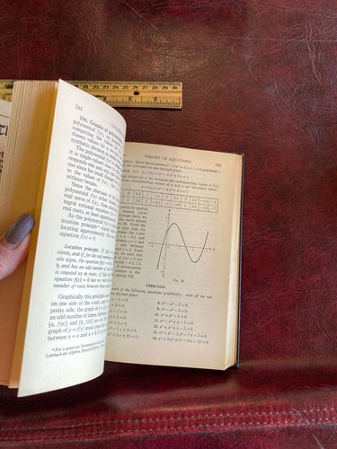 College Algebra Revised Edition - Rosenbach & Whitman - 1939 - W Va Univ Text - Picture 11 of 18