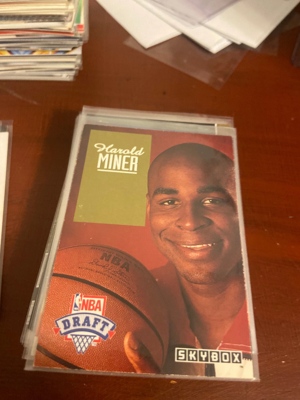 Harold Miner trading card