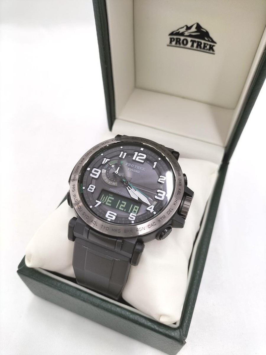 PRO TREK 腕時計 PRW-6600Y サファリ 電波ソーラー ブラック PRW-6600Y-1JF | CASIO
