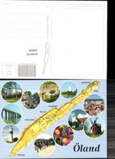 740482 Lagekarte Öland Borgholm Böda Ottenb...