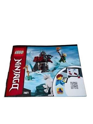 70671 LEGO INSTRUCTION Manual Only - Image 1 of 2