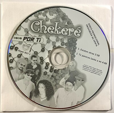 Chekere** - Existen Otras / Te Pareces Tanto a Mi (CD, Single, Promo)