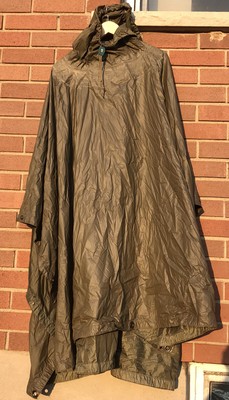Canadian Forces Rain Poncho Ground Sheet 1 Size Fits All Excellent Condition | eBay