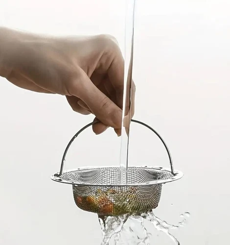 Stainless Steel Sink Bathtub Shower Hair Food Catcher Drain Plug Filter Strainer - Picture 6 of 9