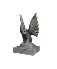 Gargoyle Fence Post Topper | Decorative Outdoor Fence Cap | Garden Gargoyle