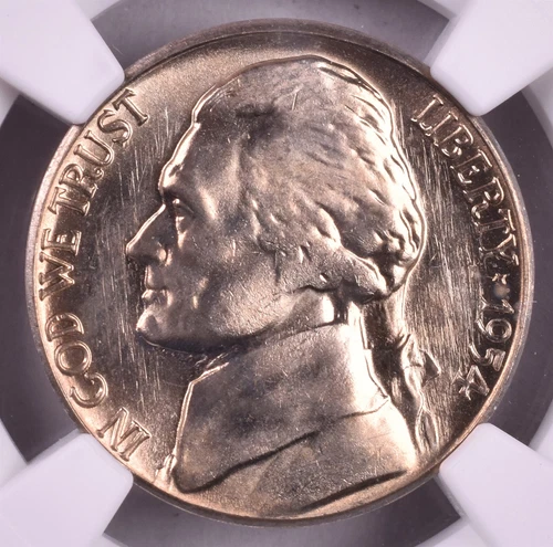 1954-S Jefferson Nickel - NGC MS66 Ultra Flashy Hand Picked 