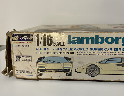 Fujimi Model Lp400 Motorized Kit Rc101 1/16 Lamborghini Countach