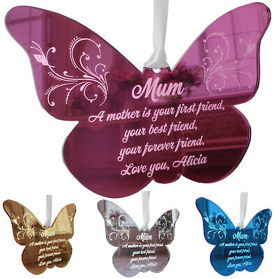 Personalised Mother's Day print gift perfect MummyMum Keepsake butterfly wordart