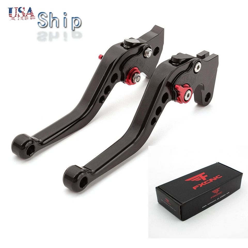 Alavancas de freio pretas 696 MONSTRO 2009-2012 2013 2014 ajuste CNC para Ducati - Imagem 3 de 4