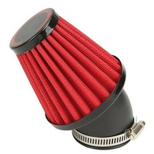 42mm Car Sport Cold Air Filter Intake Kit 45° Bend Inlet With Adjustable Clamp