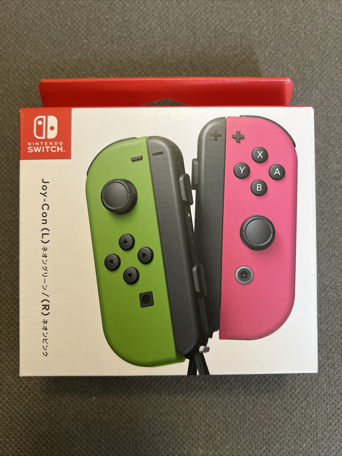 CONTROLLER JOY CON NEON PINK / NEON GREEN SWITCH JAPAN NEW