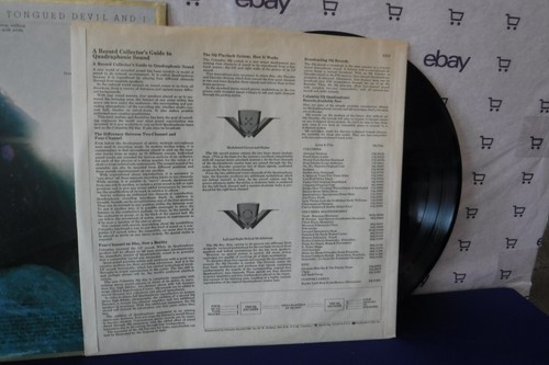Kris Kristofferson, The Silver Tongued Devil & I, 1972 Monument ZQ 31679 SQ Quad - Picture 3 of 5