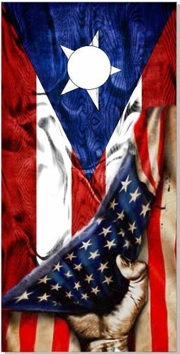 Puerto Rican Flag LAMINATED Cornhole Wrap Bag Toss Skin Decal Sticker - 第 1/1 張圖片