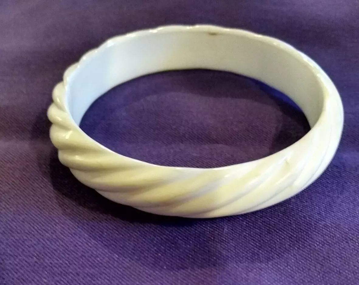 White bakelite best sale bracelet