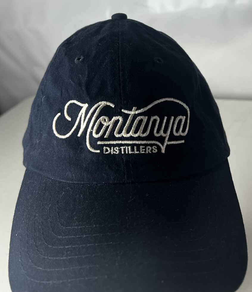 MONTANYA Distillers Hat Cap Craft Rum Crested Butte CO Spellout Logo Strapback