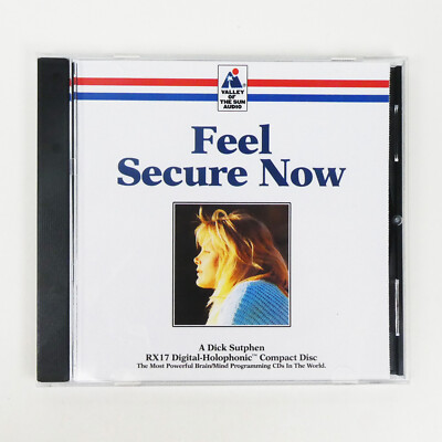 SENSE OF SECURITY Self Hypnosis FEEL SECURE NOW CD Dick Sutphen Guided Imagery