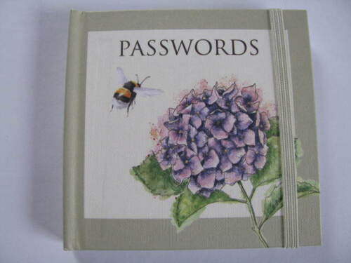 Wrendale Designs Passwortbuch tierische Illustration Biene mit Blume - Bild 1 von 10