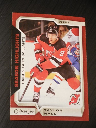 Taylor Hall [Red] #560 2018 O-Pee-Chee card