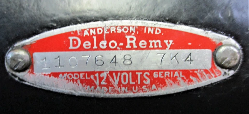 Arrancador Delco 1107648 12v, 1956-58 Hudson, Nash, Rambler. Foto 4 de 4