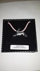 A2 Hare Motif Pewter  PENDENT ON A PINK CORD Necklace Handmade