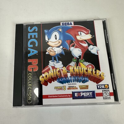 Sonic & Knuckles Collection Sega PC Game 3 in 1 Used