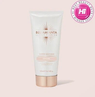 Bellamianta Gradual Tanning Moisturiser Lotion Buildable Sunkissed 200ml *SALE*