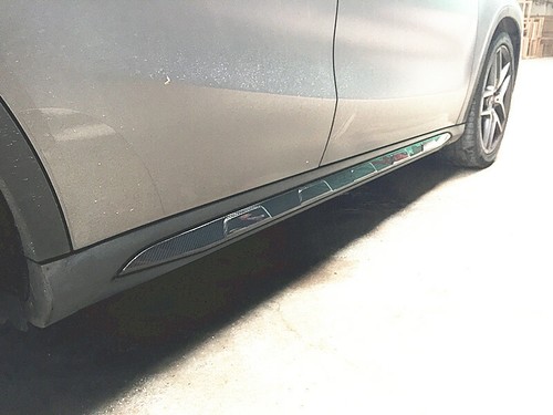 Carbon Fiber Side Skirt Spoiler For Benz GLA180 GLA200 GLA250 GLA45 2015-19 - Picture 11 of 12
