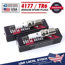 4x Fits NGK 4177 TR6 Iridium Spark Plugs for T20NR-U11 SP494 HR7DC HR6DS HR6DC