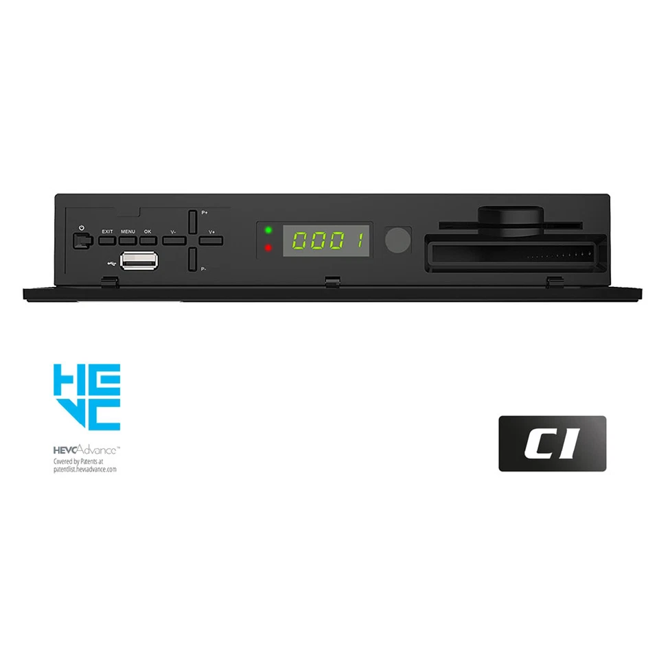Sat Receiver Edision Piccollo DVB-S2/T2/C HD HDTV 3in1 Plus CI IPTV Argus Combo - Bild 3 von 4