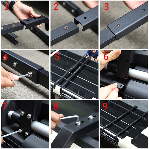 2PCS Aluminum Roof Rack Crossbar Cargo Carrier Luggage for Ineos Grenadier 20+ - Picture 3 of 12