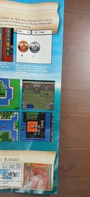 Authentic Nintendo Power Poster VTG NES SNES Switch 22x10 Dragon Warrior II 2001