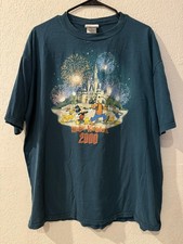 Vintage Walt Disney World Magic Kingdom 2000 Mens XL Rare