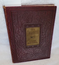 1927 Elwood Indiana High School Yearbook "The Cresent" ; Signed ; Advertisements