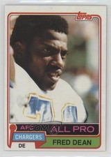1981 Topps Fred Dean #520 HOF m5x
