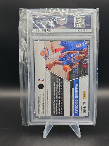 2020 Mosaic Immanuel Quickley RC Auto Fast Break Rookie PSA 10 Raptors - Bild 2 von 2