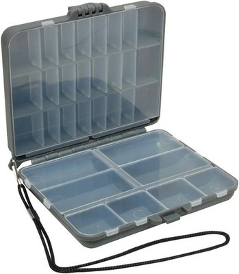 Plano Compact Side by Side Tackle Box,Gray/Clear New Old Stock Fly box / Lures