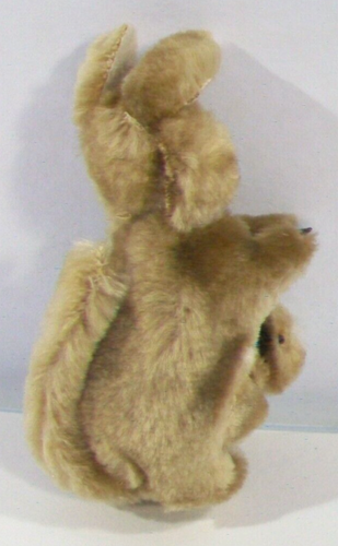 Canguro de peluche de 1980 con clip Joey Animal Hugger, abrazador de lápiz - Imagen 2 de 3