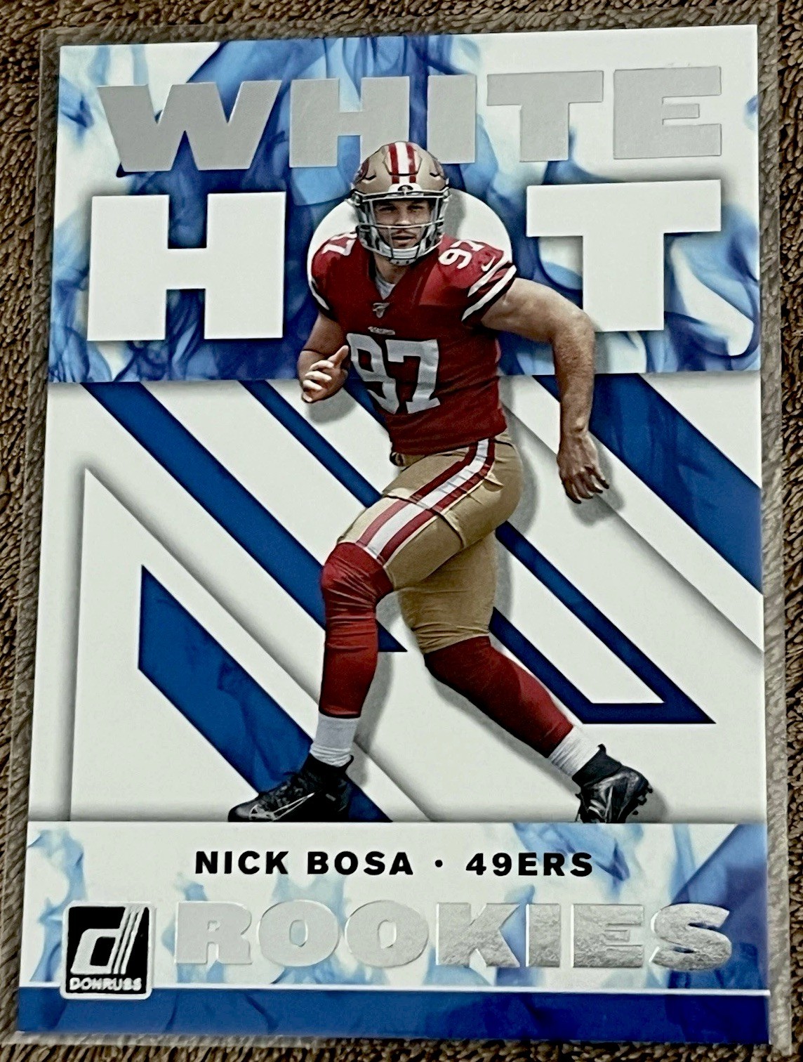 Nick Bosa Panini Donruss White Hot Rookies #WHR8 Base