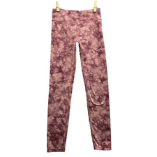 Athleta Girl Leggings Girls Extra Large Pink Tie Dye Athletic Yoga Workout Tight